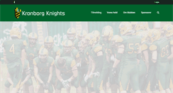 Desktop Screenshot of kronborgknights.dk