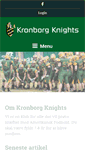 Mobile Screenshot of kronborgknights.dk