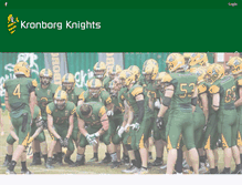 Tablet Screenshot of kronborgknights.dk